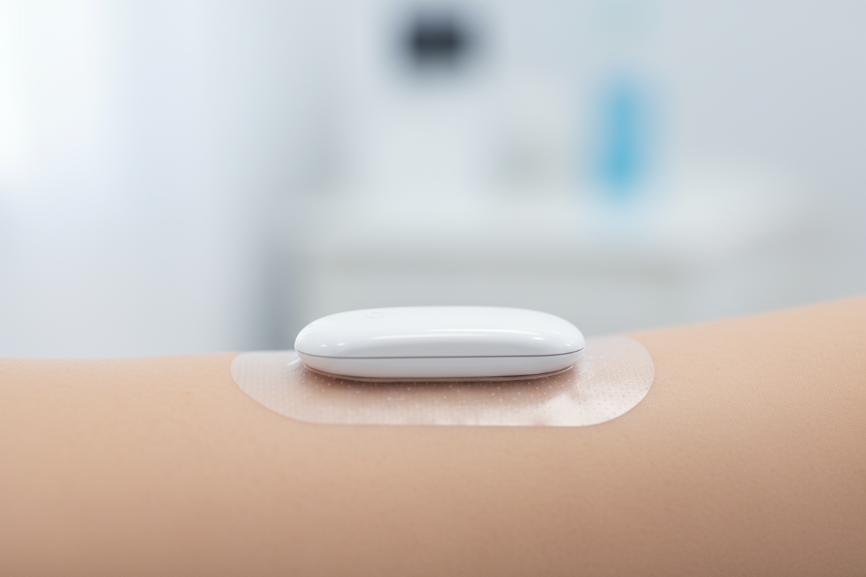 skin friendly cgm patch